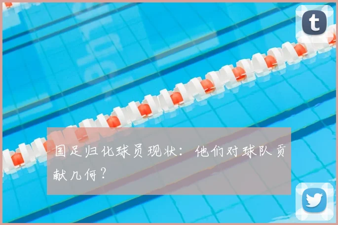 国足归化球员现状:他们对球队贡献几何?